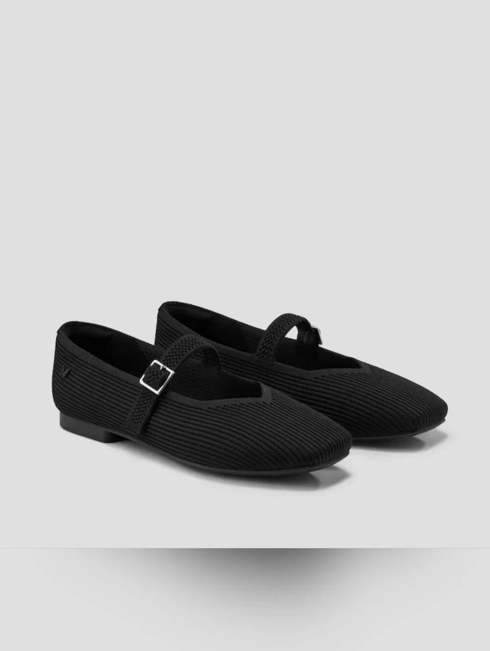 VIVAIA Margot Mary Jane Flats Black Size 36.5